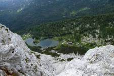 Triglavská jezera z Male Tičarice